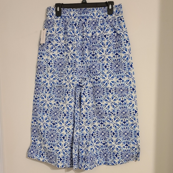 Anthropologie Maeve Cropped Wide-leg Pants - Picture 4 of 9